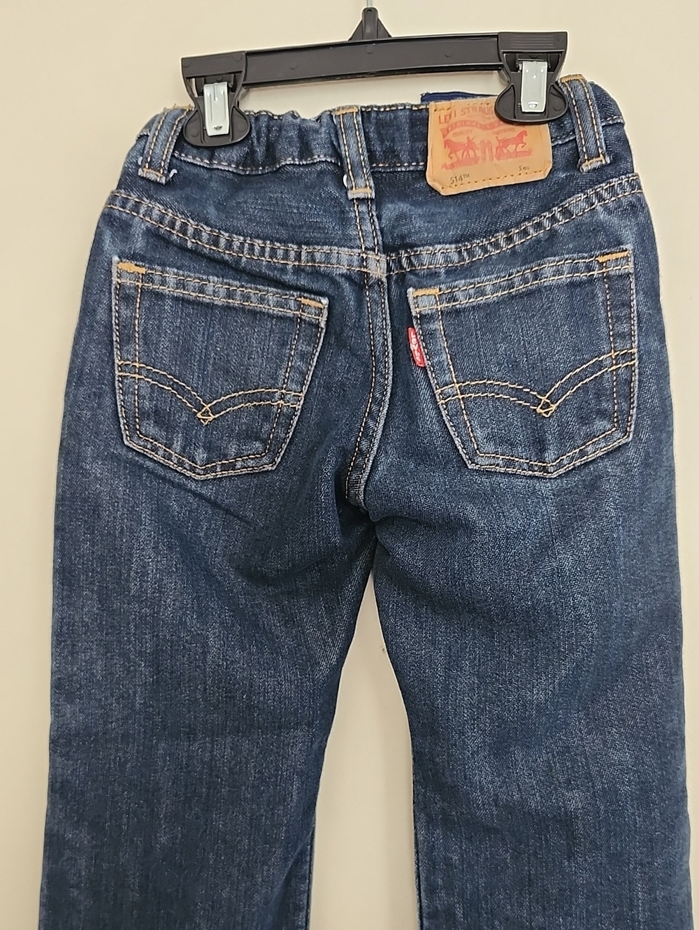 Levi's Kids Regular Straight Leg Jeans, Reg 5 - Picture 4 of 9